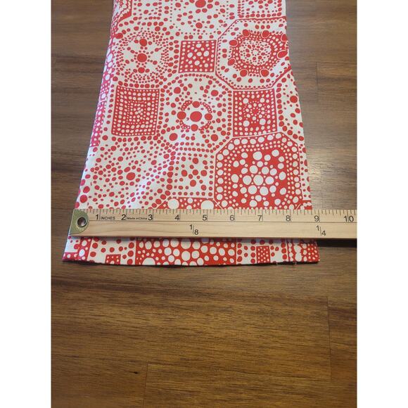 Trina Turk Geometric Print Cropped Kick-Flare Pants White Red – Size 6 NWOT - Picture 10 of 11